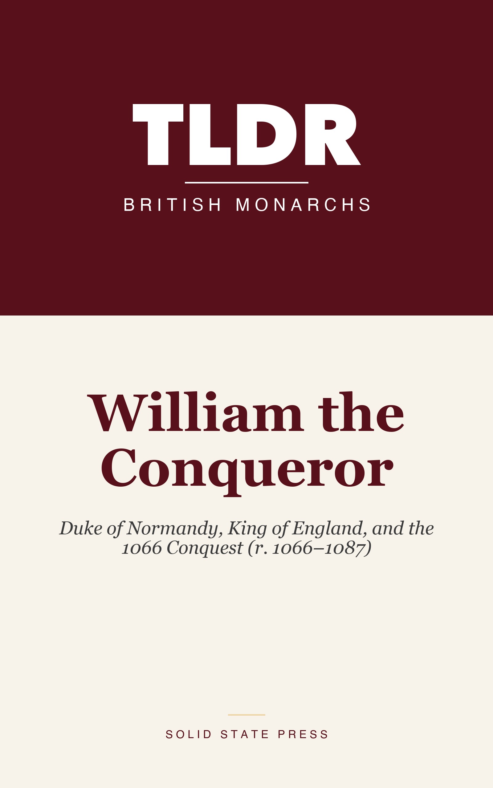 William the Conqueror cover