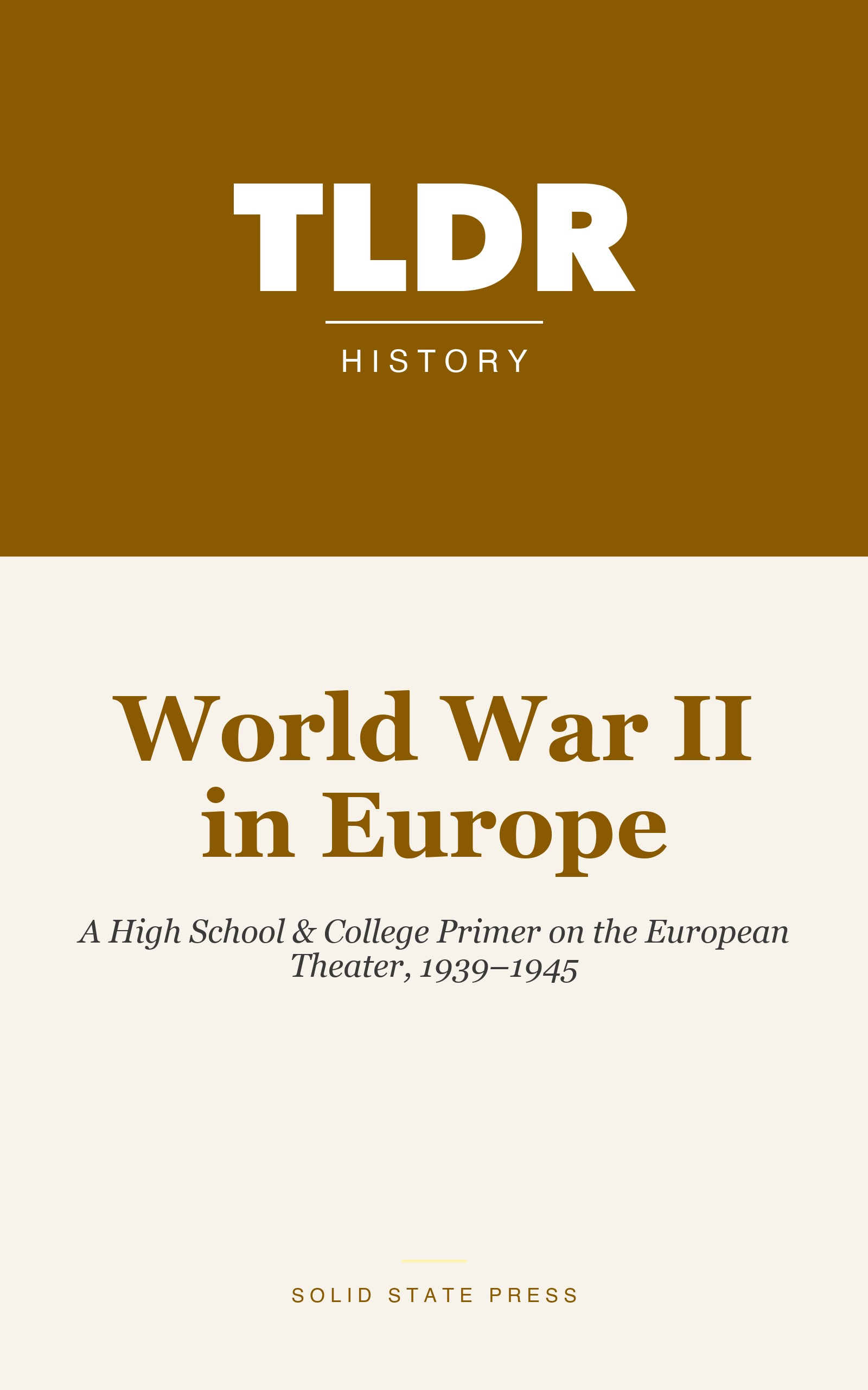 World War II in Europe cover