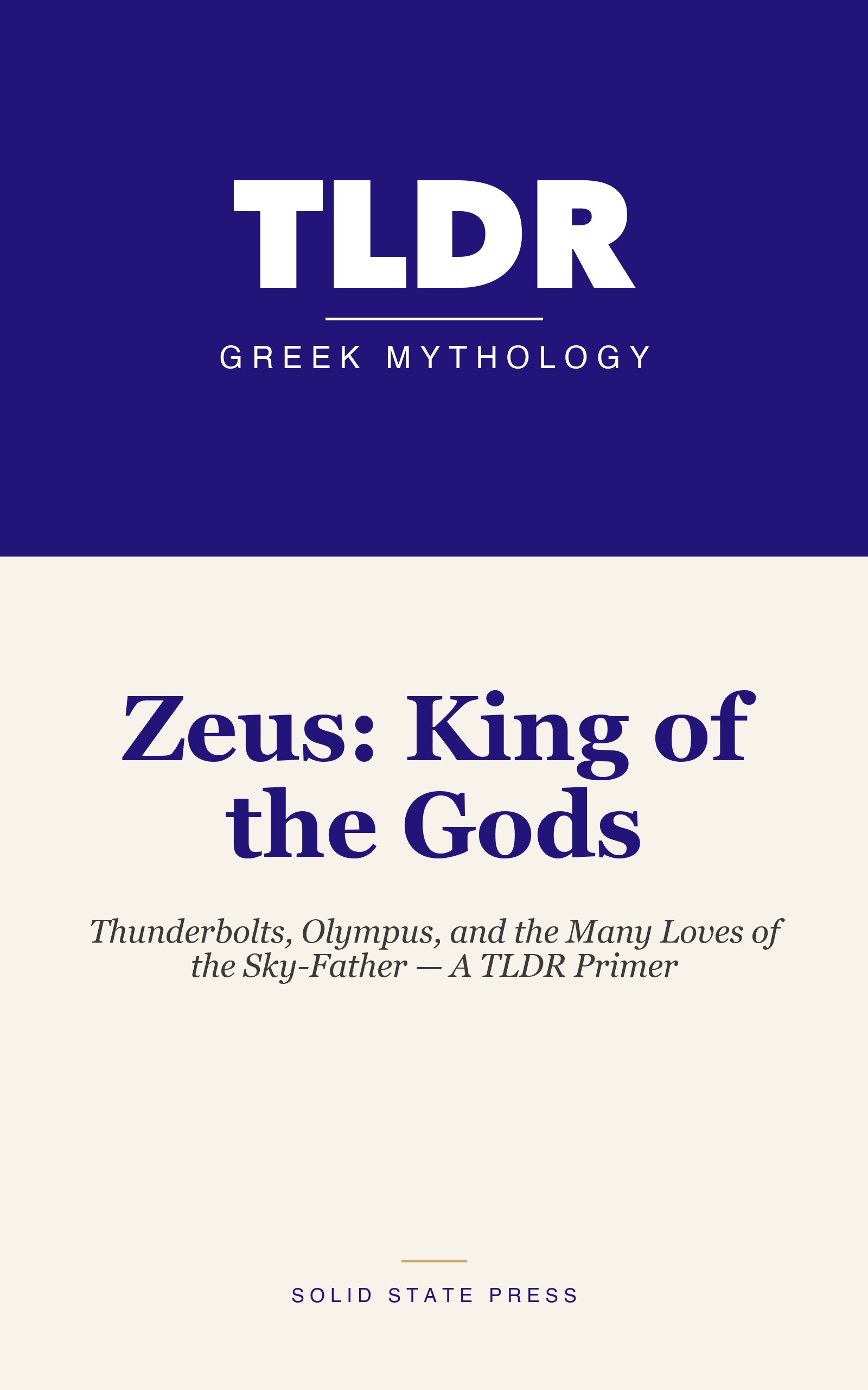 Zeus: King of the Gods cover